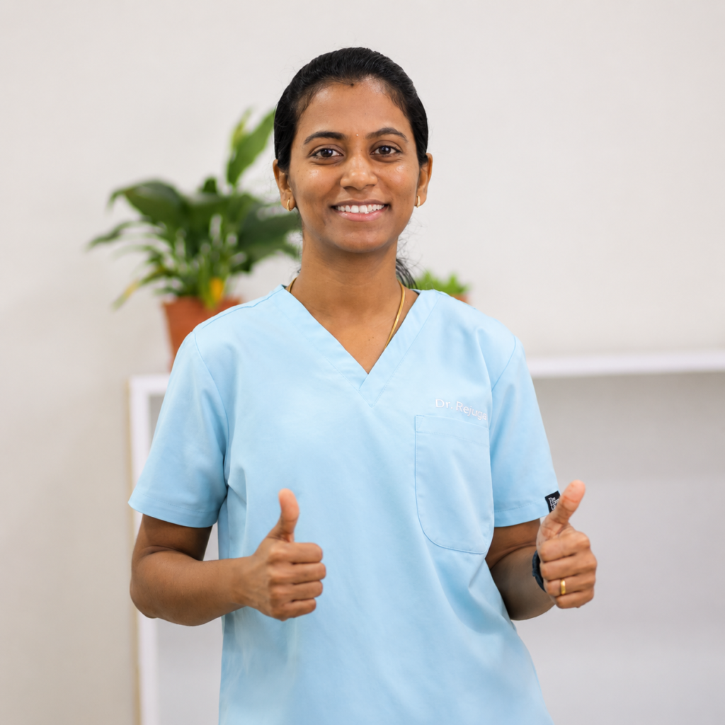 Dr.Renuga ,dentist expert in implants and root canal treatment